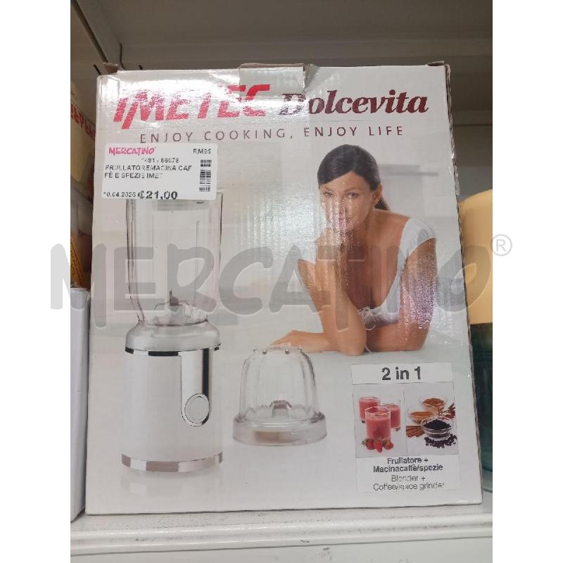 FRULLATORE\MACINA CAFFÈ E SPEZIE IMETEC | Mercatino dell'Usato Guidonia montecelio 1